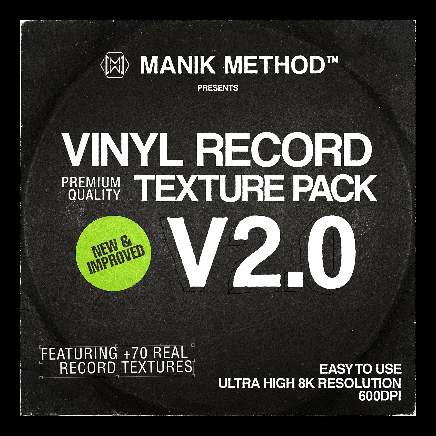 Record Disk Pack MANIK METHOD VINYL RECORD TEXTURE PACK V2.0 – MANIK METHOD™